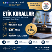 1-Etik Kurallar 7 Kredi 