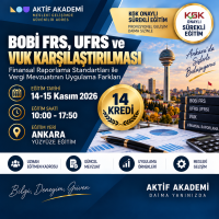 2-BOBİ-FRS, UFRS VE VUK KARŞILAŞTIRILMASI 14 Kredi