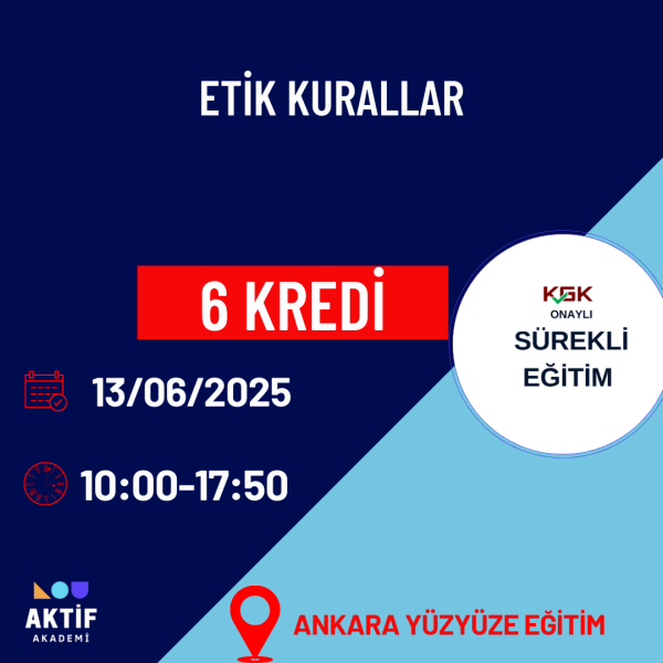 01-Etik Kurallar 6 Kredi 