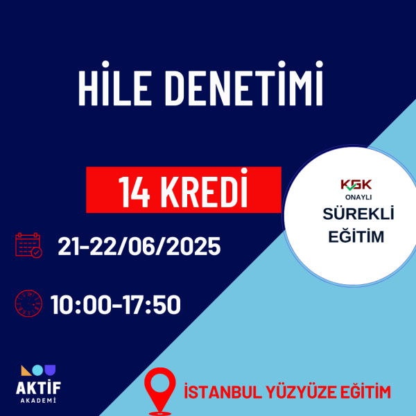 kgk onaylı sürekli egitim hile denetimi