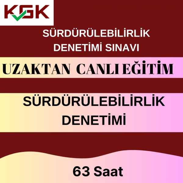 KGK Sürdürülebilirlik Denetçiliği Sınavı