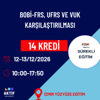 4-BOBİ-FRS, UFRS VE VUK KARŞILAŞTIRILMASI 14 Kredi