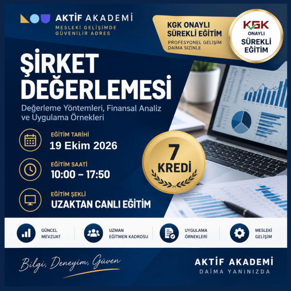 2-Şirket Değerlemesi 7 Kredi