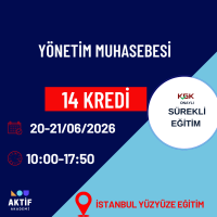 3-Yönetim Muhasebesi 14 Kredi