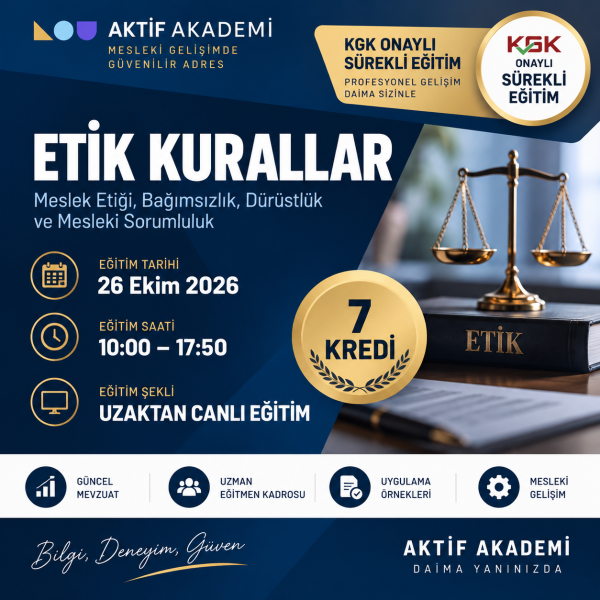 2-Etik Kurallar 7 Kredi 