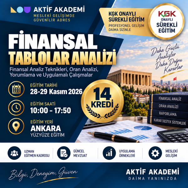 8-Finansal Tablolar Analizi 14 Kredi