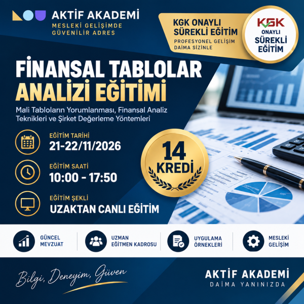 8-Finansal Tablolar Analizi 14 Kredi