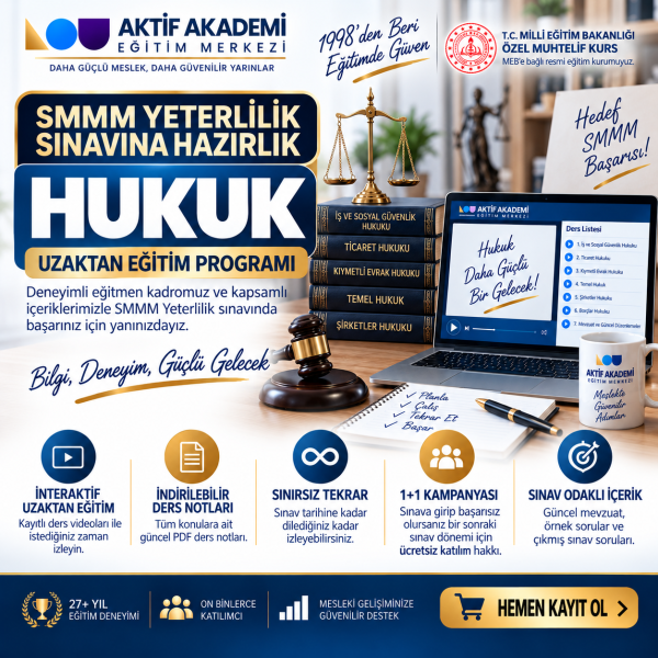 SMMM Yeterlilik Sınavı  Hukuk