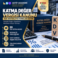 Katma Değer Vergisi Kanunu  20 Saat (20 Kredi)