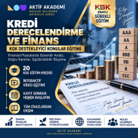 Kredi Derecelendirme ve Finans 20 Saat (20 Kredi)
