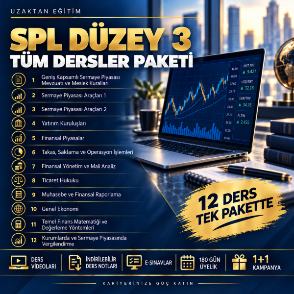 1-Uzaktan Eğitim SPL Düzey 3 Sınavı Tüm Dersler 