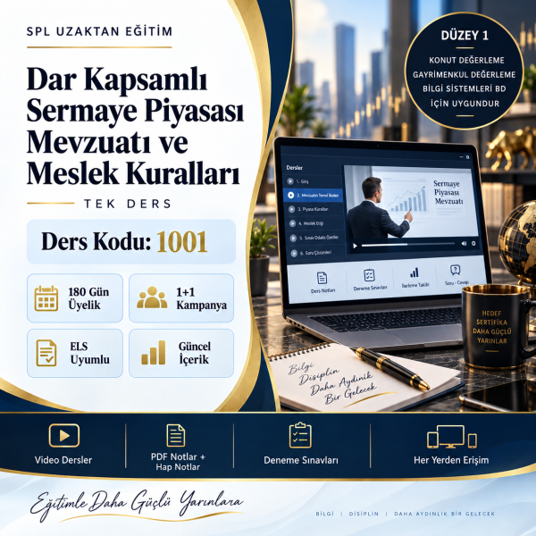 1001-Uzaktan Eğitim Dar Kapsamlı Sermaye Piyasası Mevzuatı