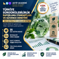 Türkiye Sürdürülebilirlik Raporlama Standartları ve Güvence Denetimi  (35 Kredi)