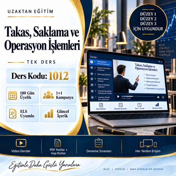 1012-Uzaktan Eğitim Takas, Saklama ve Operasyon İşlemleri 