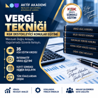 Vergi Tekniği  35 Kredi