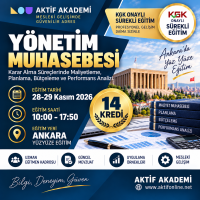 6-Yönetim Muhasebesi 14 Kredi