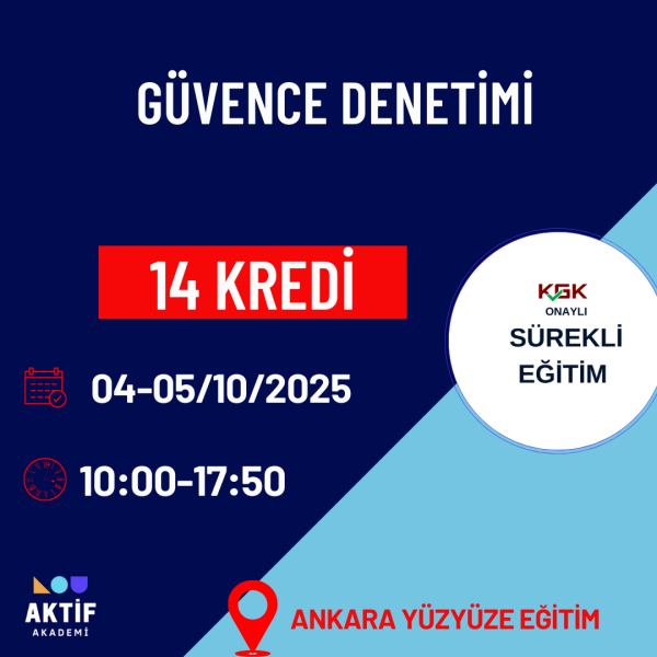 1-Güvence Denetimi 14 Kredi