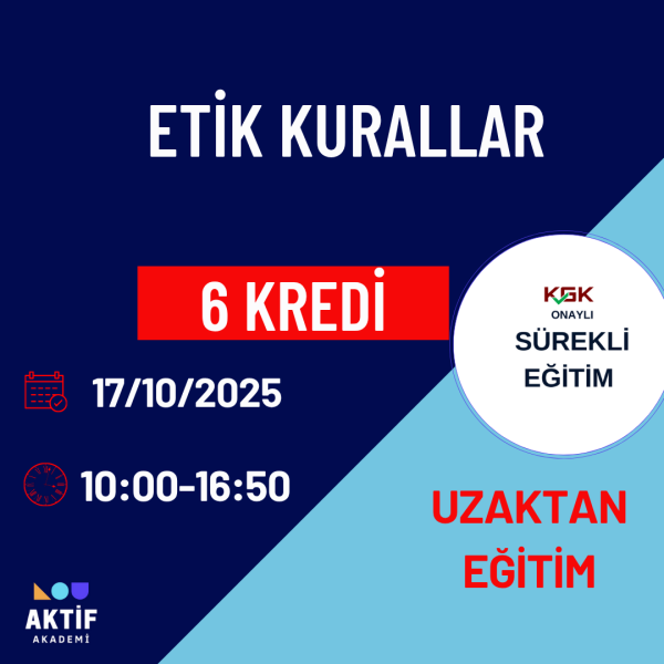 2-Etik Kurallar 6 Kredi 