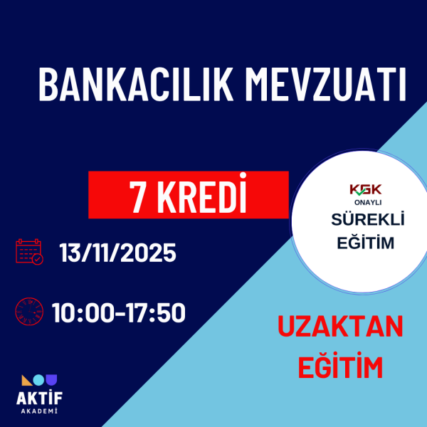 1-Bankacılık Mevzuatı