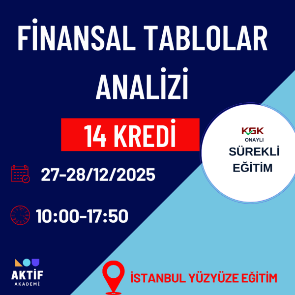 4-Finansal Tablolar Analizi 14 Kredi