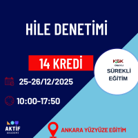 3-Hile Denetimi 14 Kredi