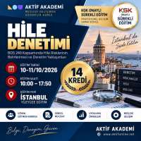 1-Hile Denetimi 14 Kredi