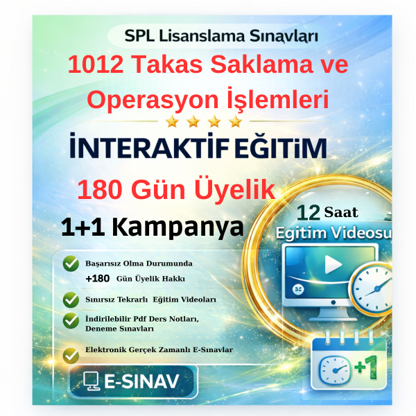 Uzaktan Eğitim Takas, Saklama ve Operasyon İşlemleri 