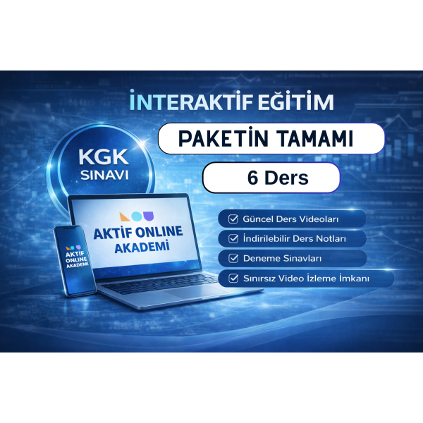 KGK Bağımsız Denetim Sınavı Tüm Dersler